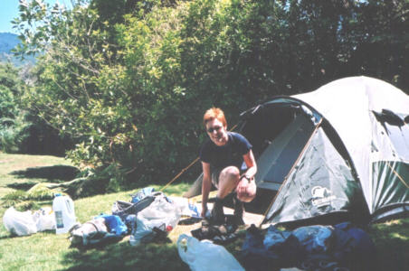 Camping on the Abel Tasman
