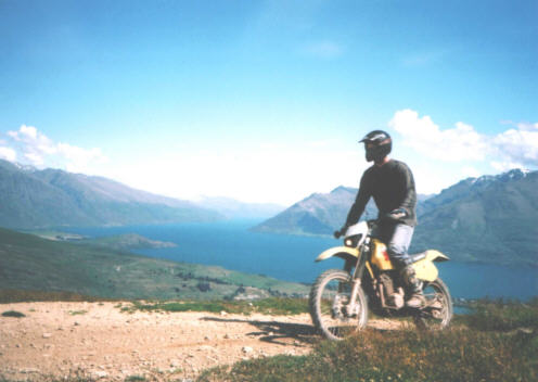 Biking near Queenstown