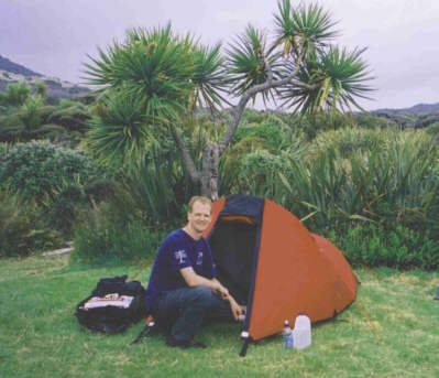 Camping Mason Bay, Stewart Island