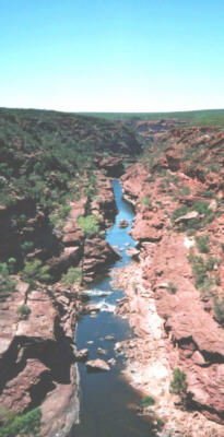 gorge on the way to monkey mia, western oz