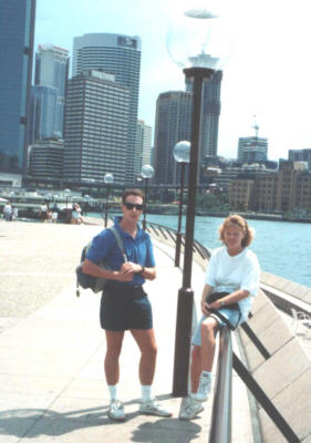 robin and aileen, sydney harbour
