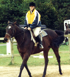 Alison Giardina riding Charlie
