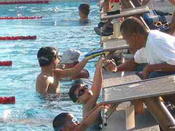 Coach Jay whispering secrets... 