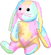 tie dye bunny