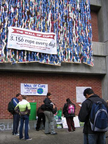 Wall of Cups Photo