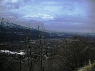 Eagle River Valley facing West