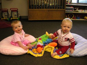 My friend Freya and I at school