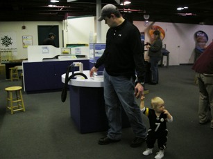 Me and Dad at the Imaginarium