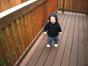 It's warm enough to play outside!&nbsp; In January!