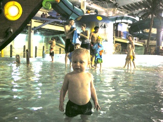 Sid in the pool