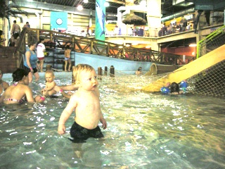Sid in the pool