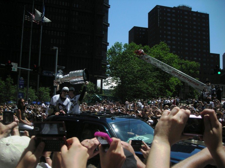 Lord Stanley's Cup at home in Pittsburgh