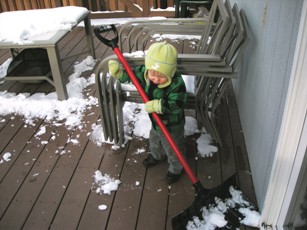Shoveling