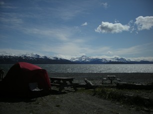 Camping on Homer Spit