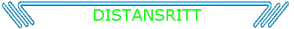 DISTANSRITT