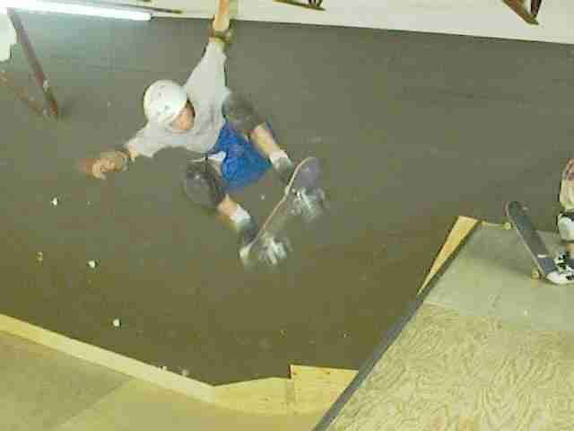 [Scott Pommier, ollie to fakie @ rampage]