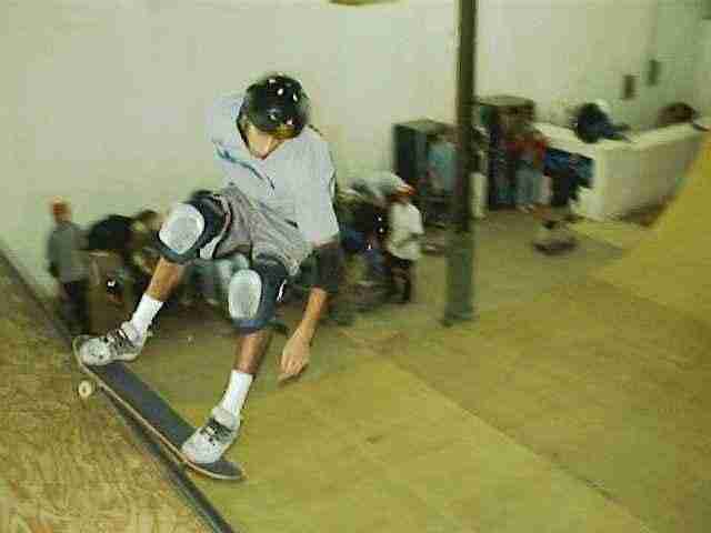 [Rick Fulford ollies to smithgrind @ rampage]