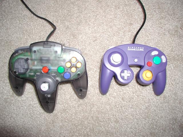 The controller is a little smaller than 64's