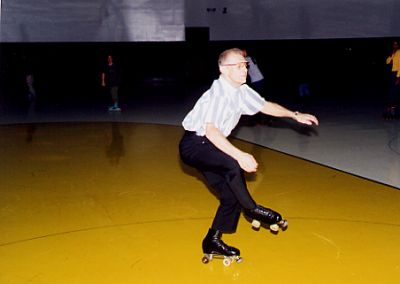 John spinning!