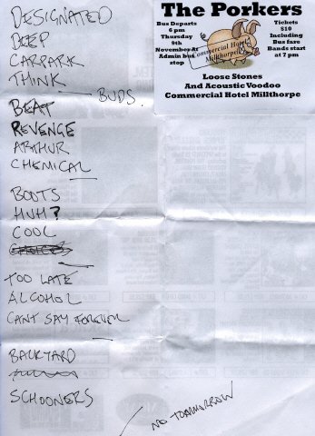 Set List