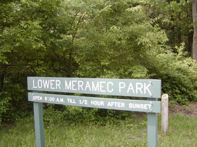 park sign