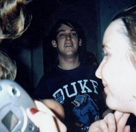 Tom from TSL.  I was leaning on him the whole time while we were in line.  LOL.  It wasn't even on purpose.  Just was forced to.