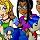 All the major stars of my story/comic.