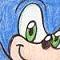 Boku wa Sonikku!  Sonic the Hedgehog.  Not too great with the hegdeman's feet tho.  � SEGA
