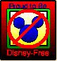 Proud to be Disney free