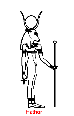Hathor in her Bovine Form as 'Mehetweret'