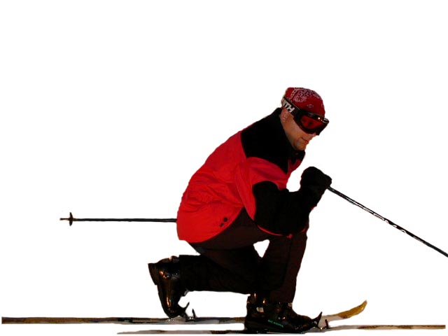 July- must dress like a skier!