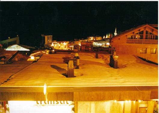 View from Le Chamois, by night
