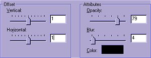 Button Shadow Settings