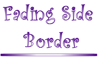 Fading side border title