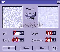 Fur Effects Setting