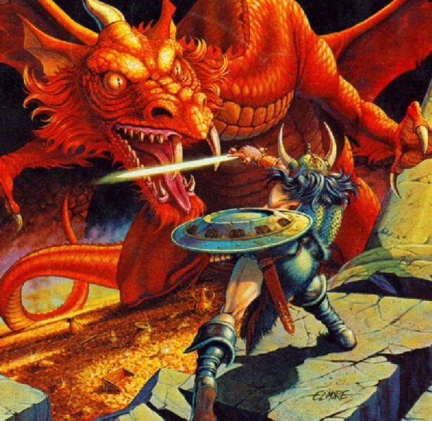 Rojo luchando
