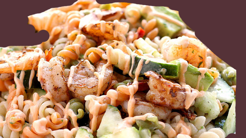 Spicy Shrimp Pasta Salad