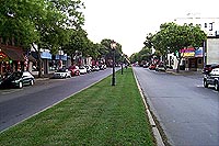 A view of Wellsboro's Main Street