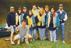 The crew from one of our canoe trips