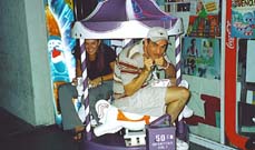 Who said it's a kiddy ride? Big kids can ride too!