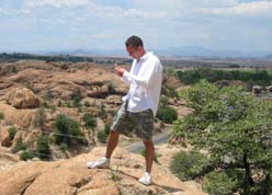 Techno Geek on the Rocks