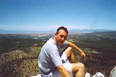 Sitting on top of Quartz Mountain