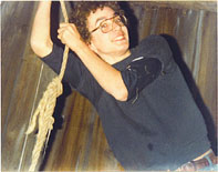 Swinging on the rope