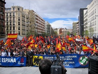 Manifestaci�n Unidad de Espa�a.