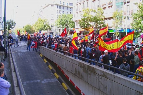 Manifestaci�n Contra la Inmigraci�n.