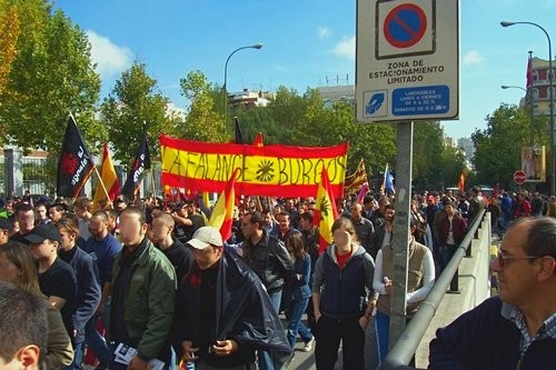 Manifestaci�n Contra la Inmigraci�n.