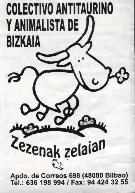 Colectivo antitaurino y animalista de Bizkaia