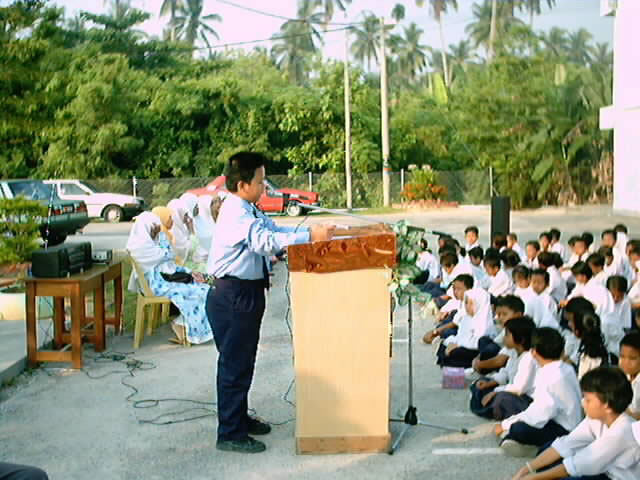 ucapan Ketua Murid (Afifi b. Rusli) mewakili semua murid