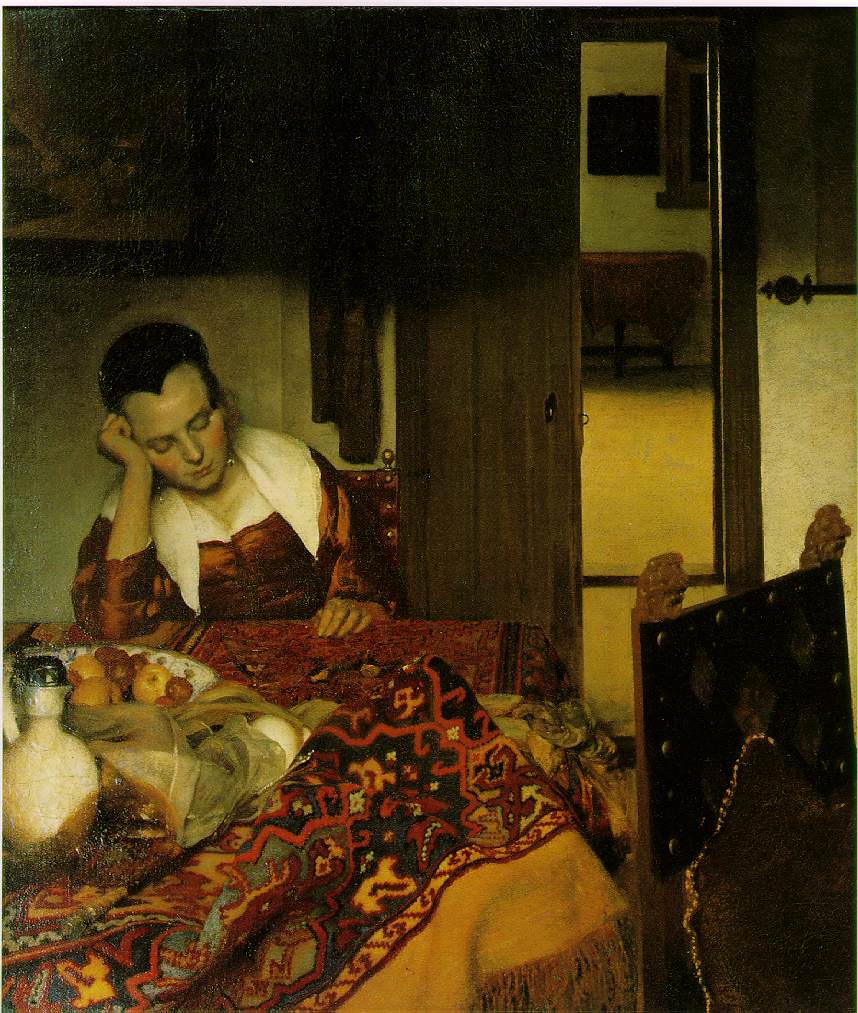 Jan vermeers sovande kvinna