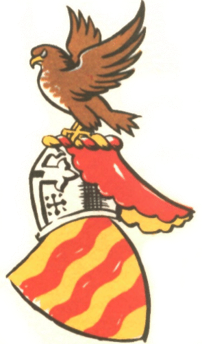 Drummond�s crest, helmet and shield